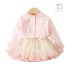 Premium Комплект от Жилетка с 3Д Елементи и Пола с Богата Ту-Ту Пачка Pearl Bunny Pink – 2 части