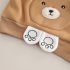 Ватиран Комплект с Качулка, Добавени Плюшени Зони и Шал Plush Bear Caramel – 3 части