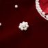 Premium Комплект от Елегантна Рокля от Кадифе с Буфан Ръкав, Перли и Поло Блуза Pearline