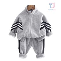 Спортен Комплект с Ефектни Кантове Sportsman Grey – 2 части