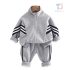 Спортен Комплект с Ефектни Кантове Sportsman Grey – 2 части