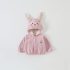 Поларен Суитшърт с Качулка, 3Д Ушички и Бродерии Sugar Bunny Pink
