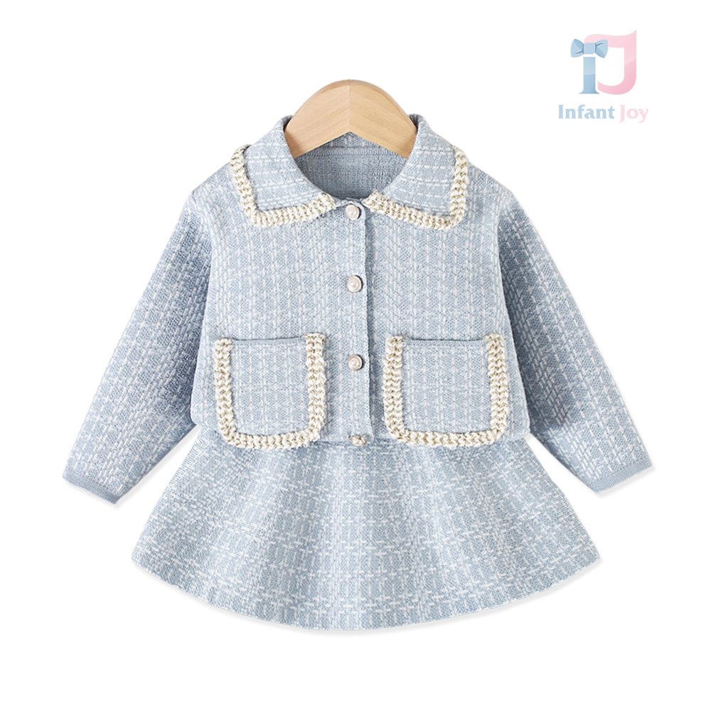 Елегантен Комплект от Блейзър с Перлени Копчета, Красиви Джобове и Пола Skyline Muse - 2 части Елегантен Комплект от Блейзър с Перлени Копчета, Красиви Джобове и Пола Skyline Muse – 2 части